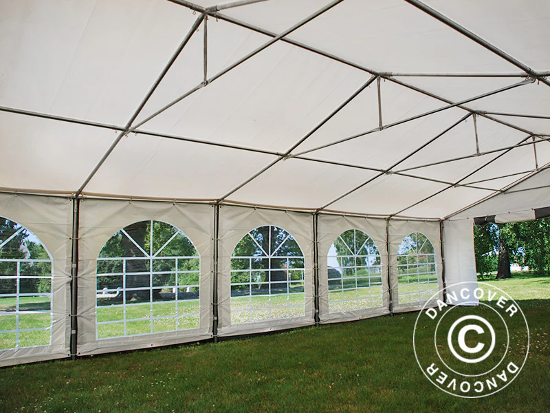 Namiot imprezowy Exclusive 6x10m PVC 900, Szary/Biały - Image 15