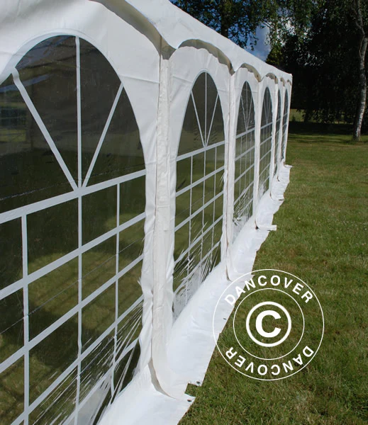 Namiot imprezowy Exclusive 6x12m PVC 900, "Arched", Biały - Image 13