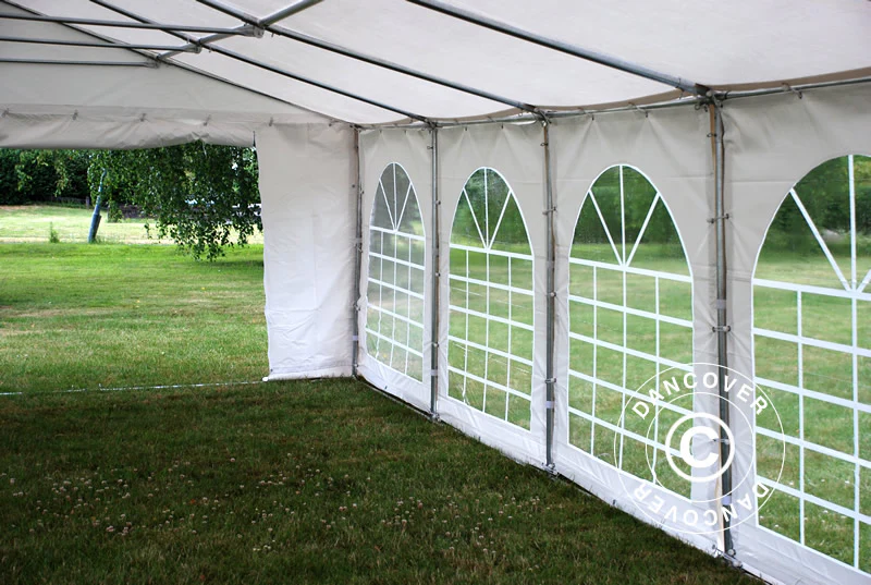 Namiot imprezowy Exclusive 6x12m PVC 900, "Arched", Biały - Image 14