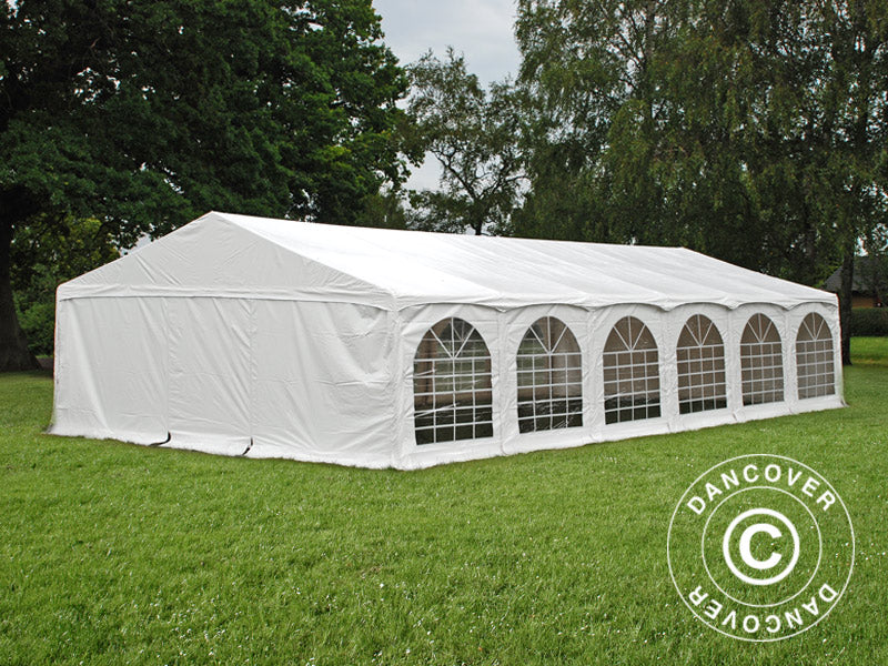 Namiot imprezowy Exclusive 6x12m PVC 900, "Arched", Biały - Image 3