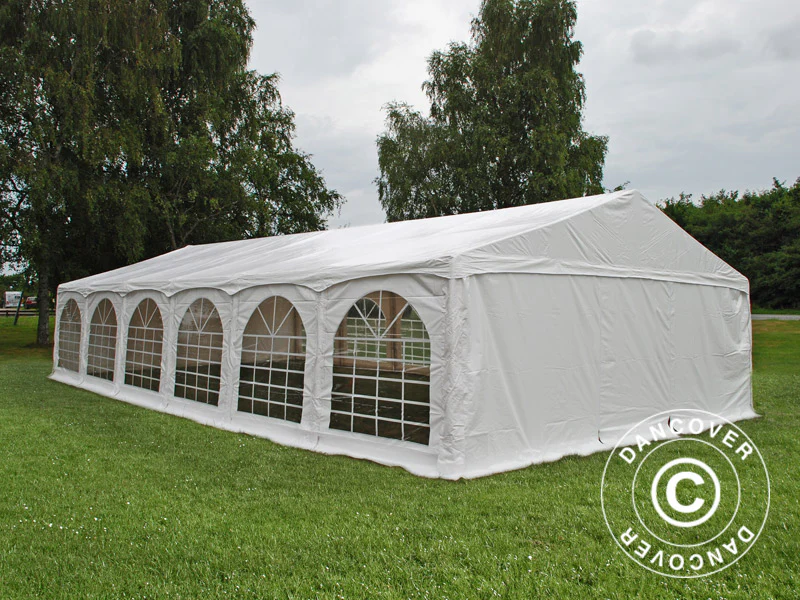 Namiot imprezowy Exclusive 6x12m PVC 900, "Arched", Biały - Image 5