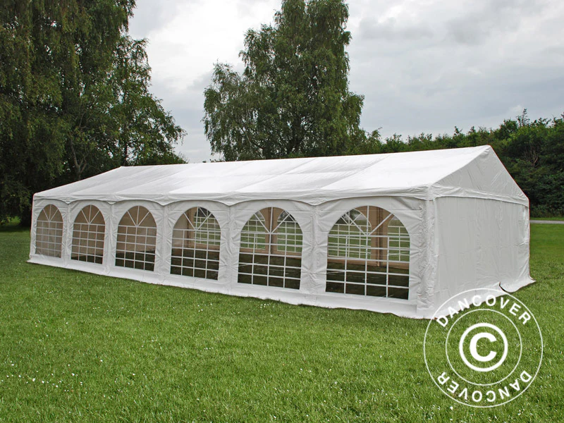 Namiot imprezowy Exclusive 6x12m PVC 900, "Arched", Biały - Image 6