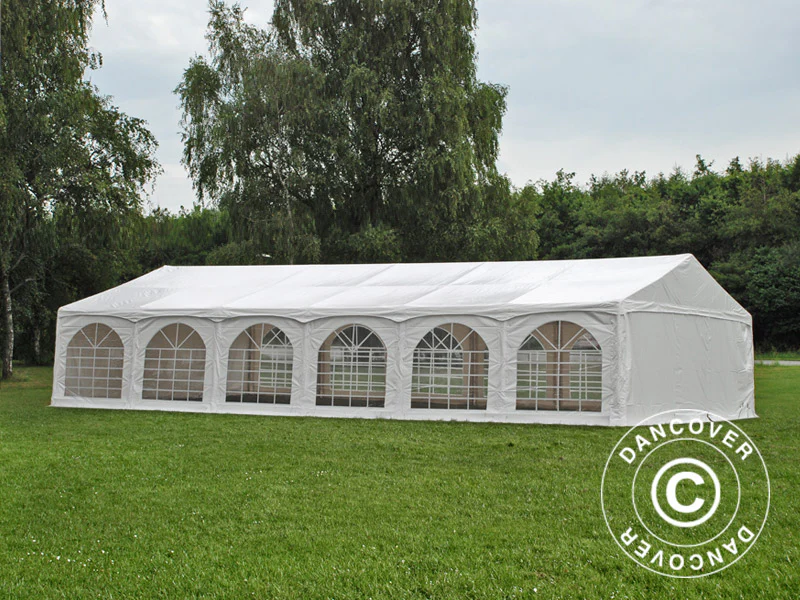 Namiot imprezowy Exclusive 6x12m PVC 900, "Arched", Biały - Image 7