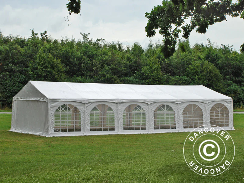 Namiot imprezowy Exclusive 6x12m PVC 900, "Arched", Biały - Image 8
