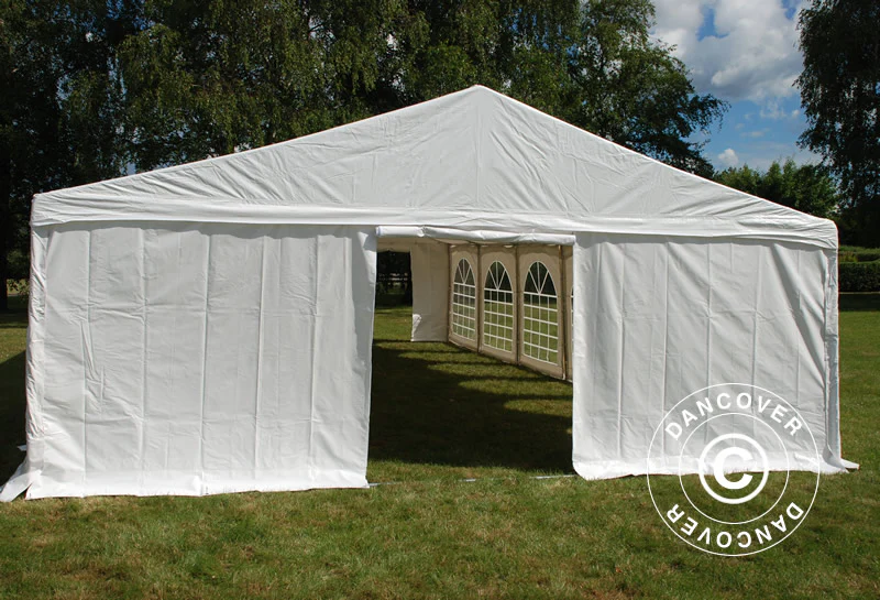 Namiot imprezowy Exclusive 6x12m PVC 900, "Arched", Biały - Image 9