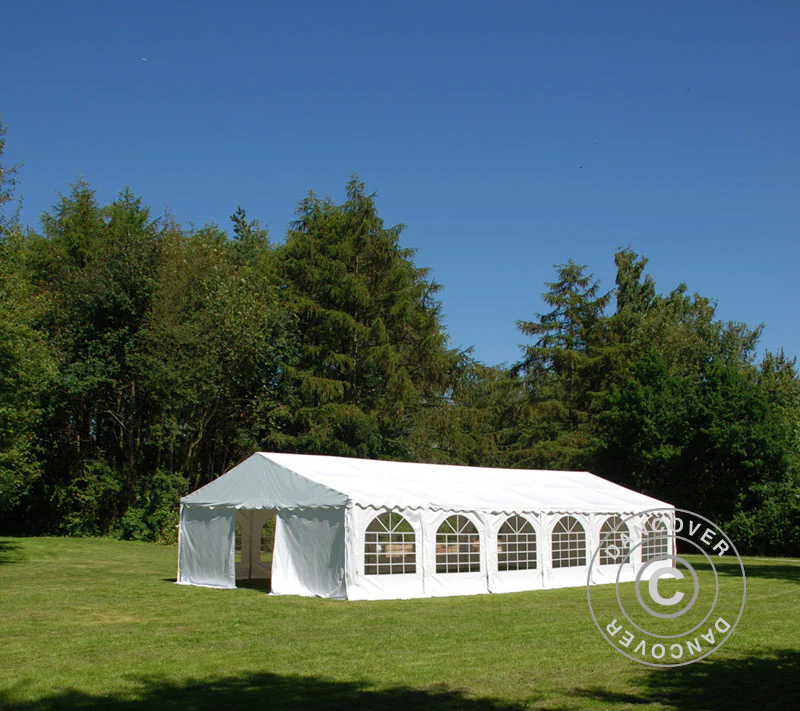 Namiot imprezowy Exclusive 6x12m PVC 900, Biały - Image 14