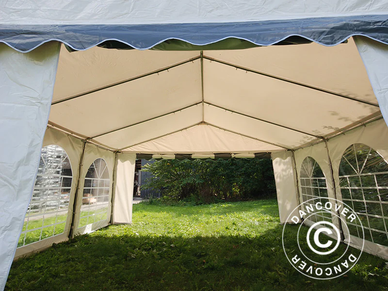 Namiot imprezowy Original 3x6m PVC 900, Szary/Biały - Image 4