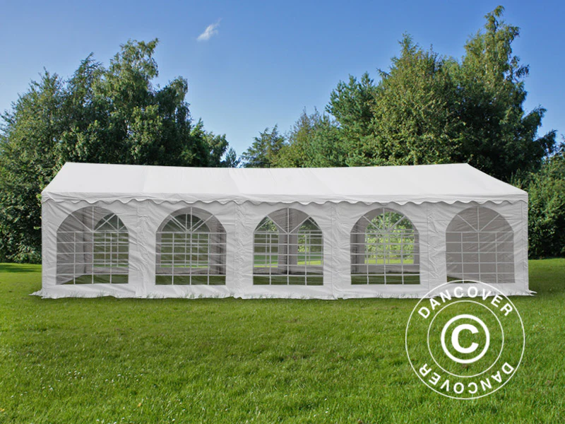 Namiot imprezowy Original 4x10m PVC 900, Biały - Image 5