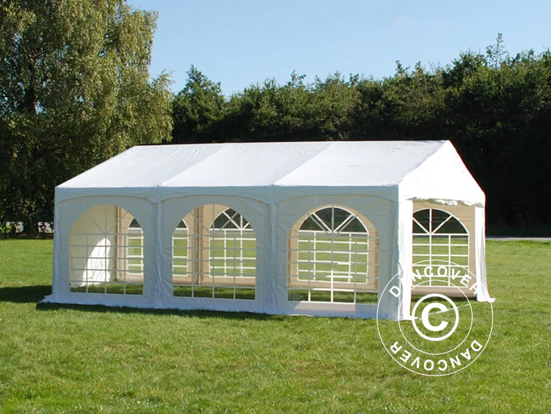 Namiot imprezowy Original 4x6m PVC, 900 "Arched", Biały - Image 3