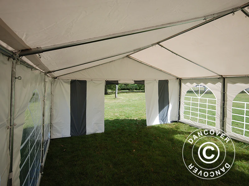 Namiot imprezowy Original 4x6m PVC 900, Szary/Biały - Image 5