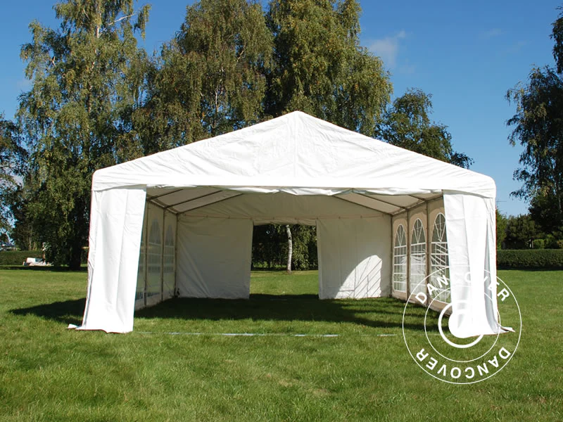 Namiot imprezowy Original 4x8m PVC 900, "Arched", Biały - Image 5