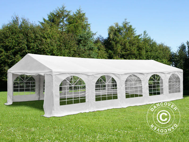 Namiot imprezowy Original 5x10m PVC 900, "Arched", Biały - Image 3