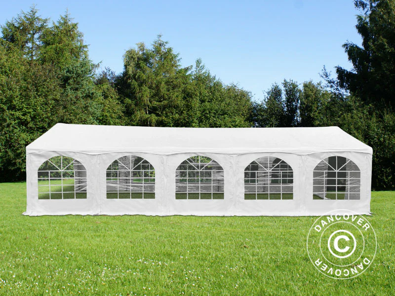 Namiot imprezowy Original 5x10m PVC 900, "Arched", Biały - Image 4