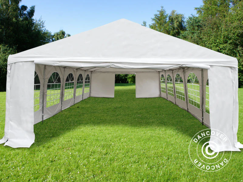 Namiot imprezowy Original 5x10m PVC 900, "Arched", Biały - Image 5