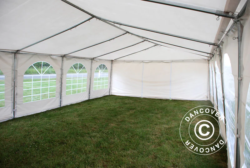 Namiot imprezowy Original 5x10m PVC 900, "Arched", Biały - Image 6