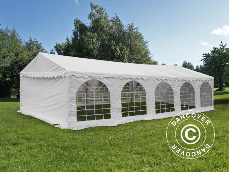 Namiot imprezowy Original 5x10m PVC 900, Biały - Image 11