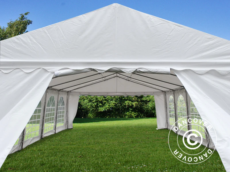 Namiot imprezowy Original 5x10m PVC 900, Biały - Image 7