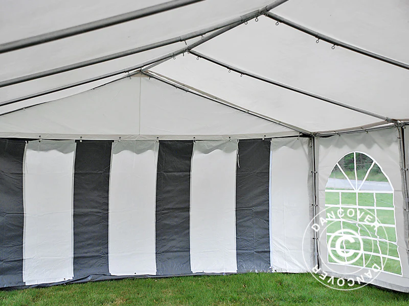 Namiot imprezowy Original 5x10m PVC 900, Szary/Biały - Image 11