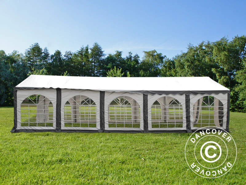 Namiot imprezowy Original 5x10m PVC 900, Szary/Biały - Image 12