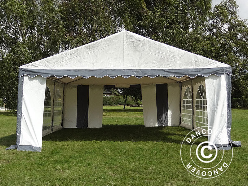Namiot imprezowy Original 5x6m PVC 900, Szary/Biały - Image 5