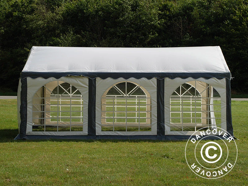 Namiot imprezowy Original 5x6m PVC 900, Szary/Biały - Image 6