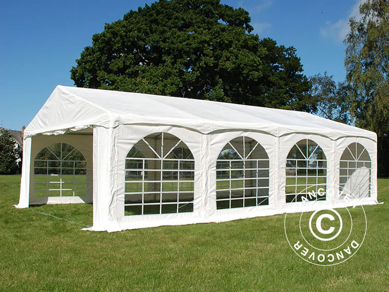 Namiot imprezowy Original 5x8m PVC 900, "Arched", Biały - Image 3