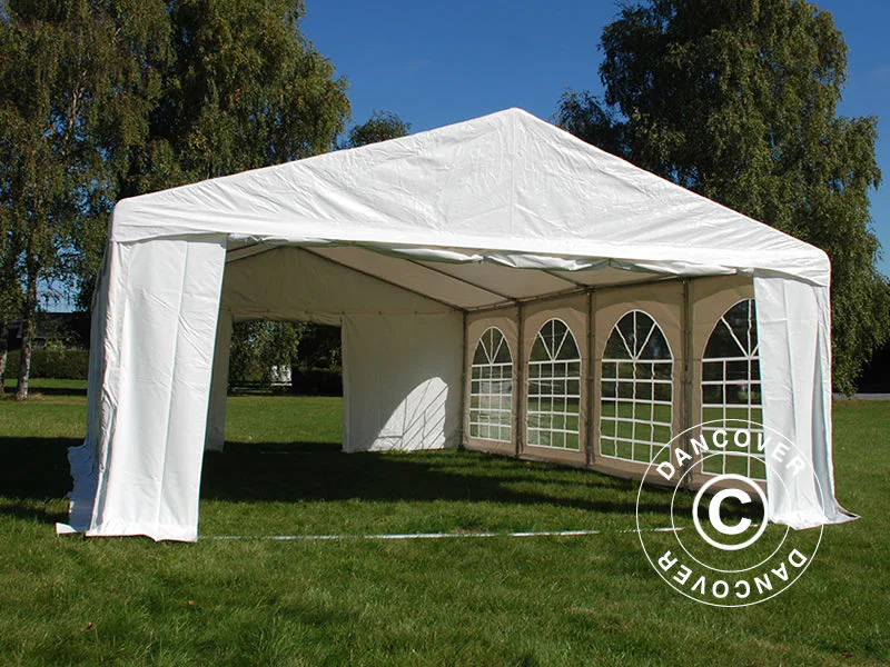 Namiot imprezowy Original 5x8m PVC 900, "Arched", Biały - Image 4
