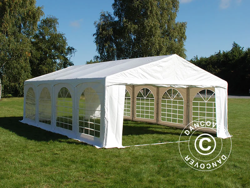 Namiot imprezowy Original 5x8m PVC 900, "Arched", Biały - Image 5