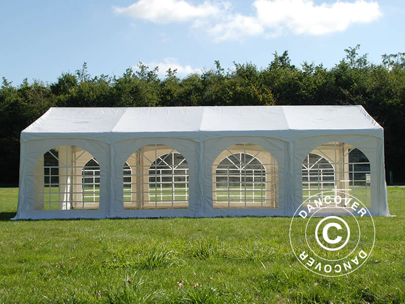 Namiot imprezowy Original 5x8m PVC 900, "Arched", Biały - Image 7