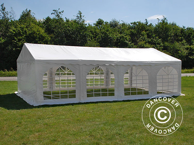 Namiot imprezowy Original 5x8m PVC 900, Biały - Image 3