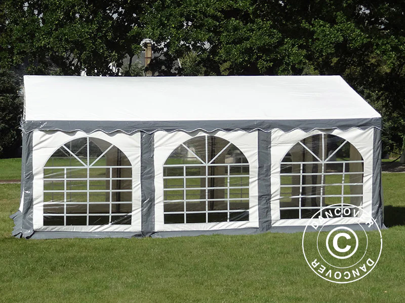 Namiot imprezowy Original 6x6m PVC 900, Szary/Biały - Image 2