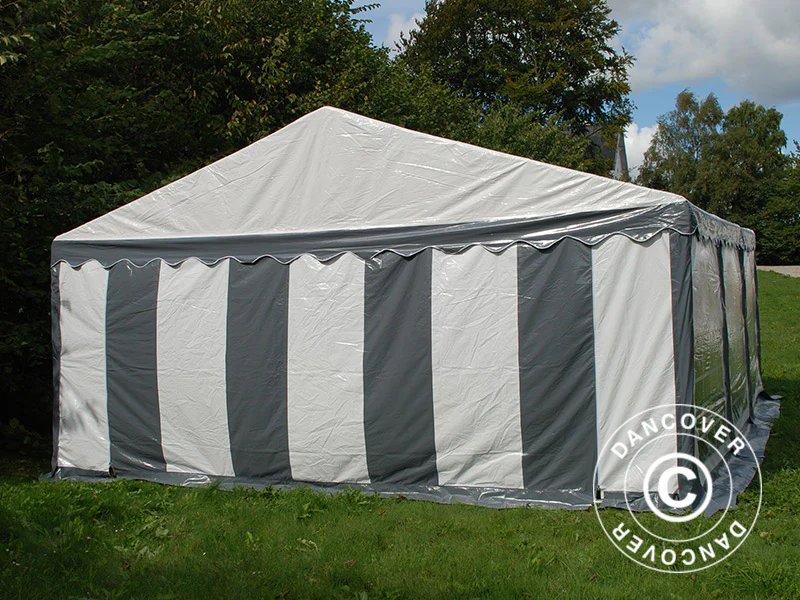 Namiot imprezowy Original 6x6m PVC 900, Szary/Biały - Image 3