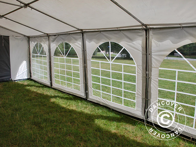 Namiot imprezowy Original 6x8m PVC 900, Szary/Biały - Image 11