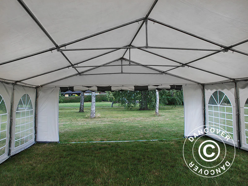 Namiot imprezowy Original 6x8m PVC 900, Szary/Biały - Image 13