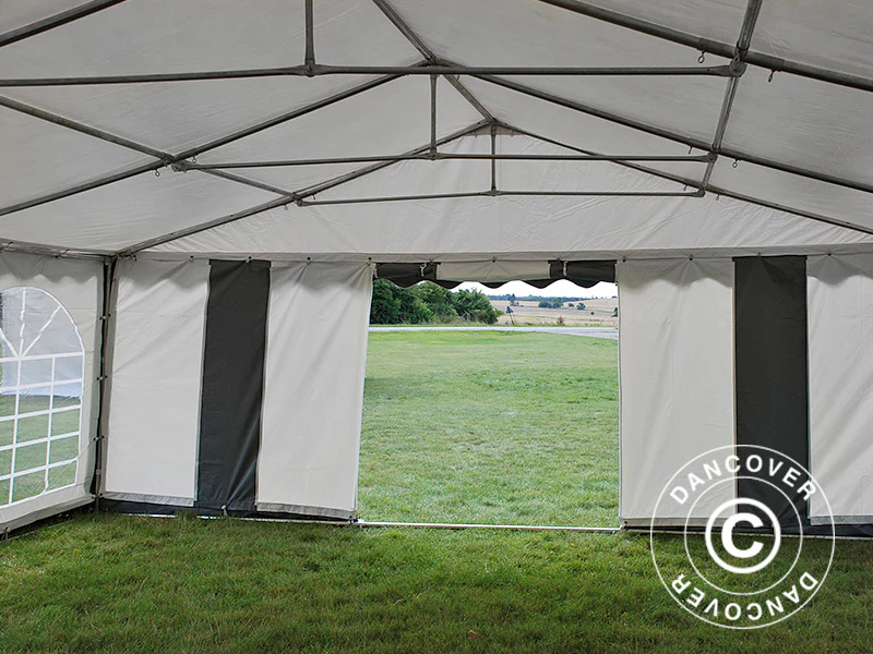 Namiot imprezowy Original 6x8m PVC 900, Szary/Biały - Image 15