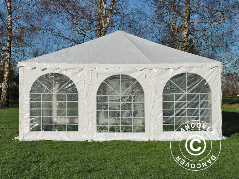 Namiot imprezowy Pagoda Exclusive 6x6m PCV, Biały - Image 7