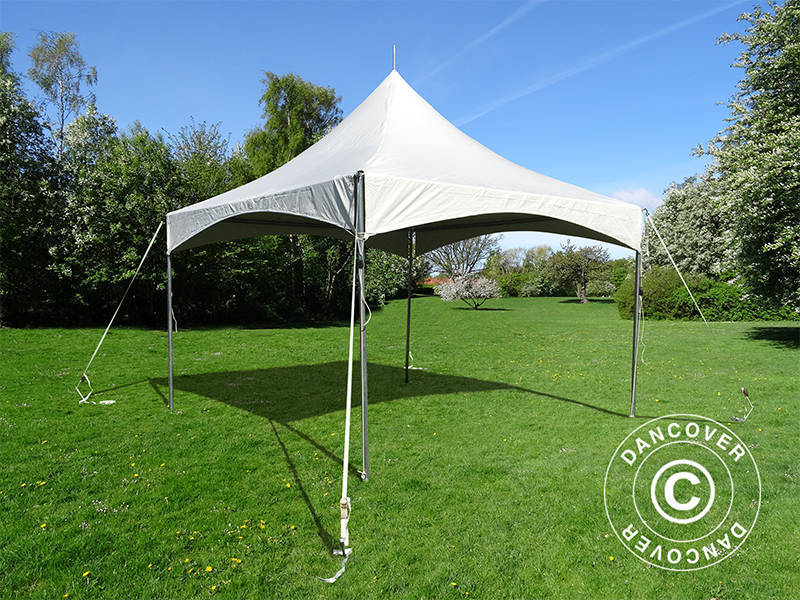Namiot imprezowy Pagoda PartyZone 3x3m, PCV, biały - Image 4