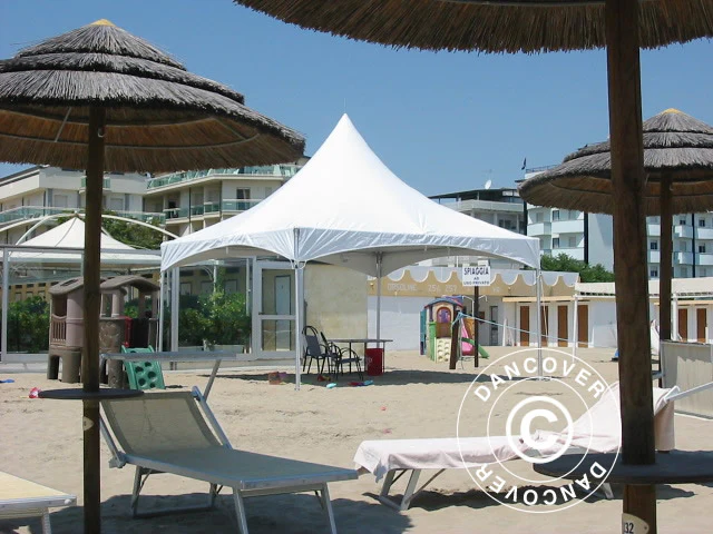 Namiot imprezowy Pagoda PartyZone 4x4m, PCV, biały - Image 3