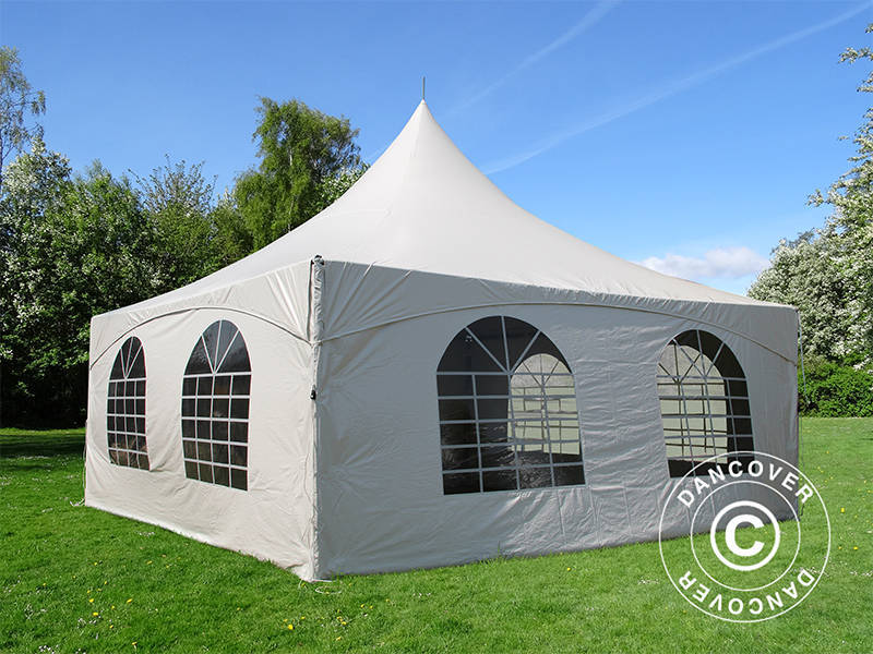 Namiot imprezowy Pagoda PartyZone 5x5m, PCV, biały - Image 5