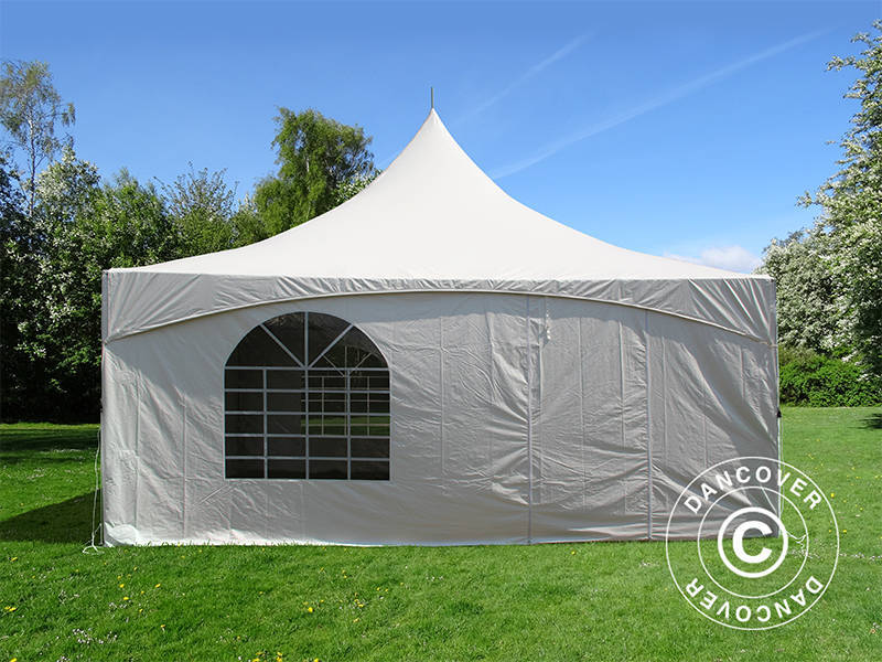 Namiot imprezowy Pagoda PartyZone 5x5m, PCV, biały - Image 7