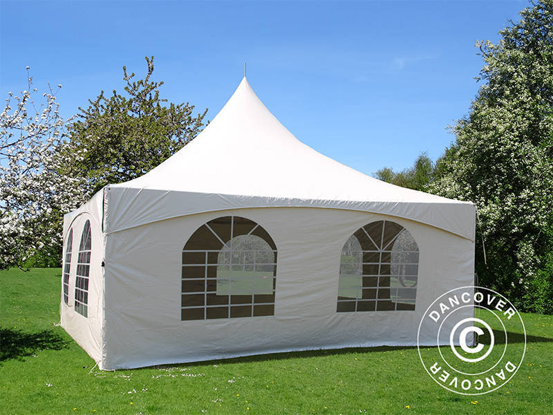 Namiot imprezowy Pagoda PartyZone 6x6m, PCV, biały - Image 5