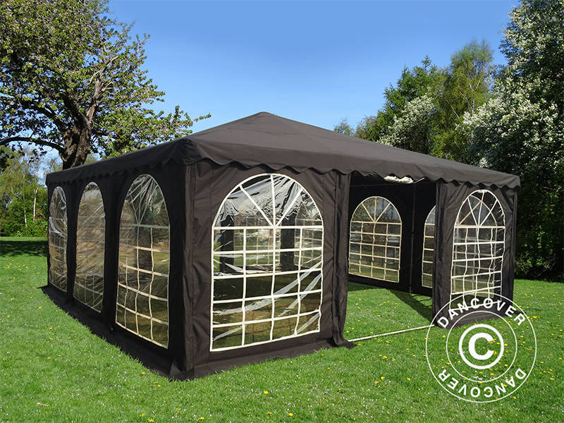 Namiot imprezowy Pagoda UNICO 6x6m, czarny - Image 3