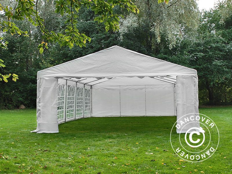 Namiot imprezowy PLUS 5x10m PE 700, Biały - Image 11