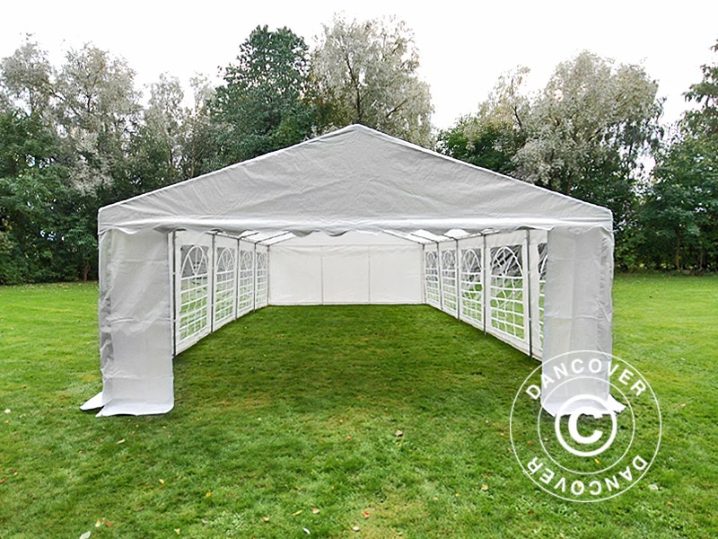 Namiot imprezowy PLUS 5x10m PE 700, Biały + Szyna uziemiająca - Image 8