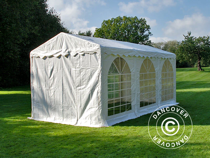 Namiot imprezowy SEMI PRO Plus 3x6m PVC 900, Biały - Image 11
