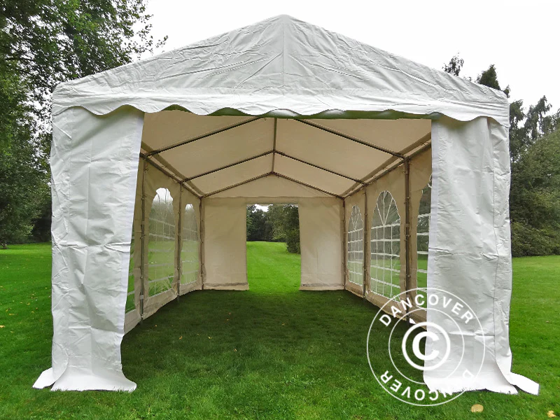 Namiot imprezowy SEMI PRO Plus 3x6m PVC 900, Biały - Image 12