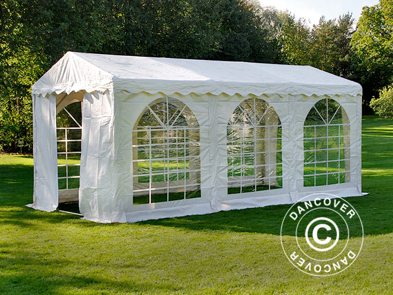 Namiot imprezowy SEMI PRO Plus 3x6m PVC 900, Biały - Image 14