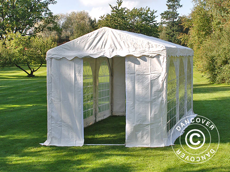 Namiot imprezowy SEMI PRO Plus 3x6m PVC 900, Biały - Image 15