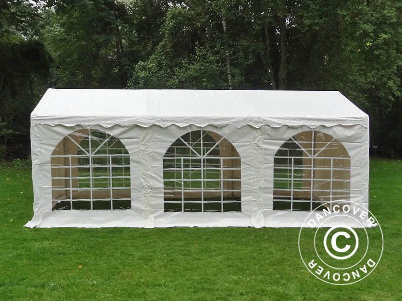 Namiot imprezowy SEMI PRO Plus 3x6m PVC 900, Biały - Image 2