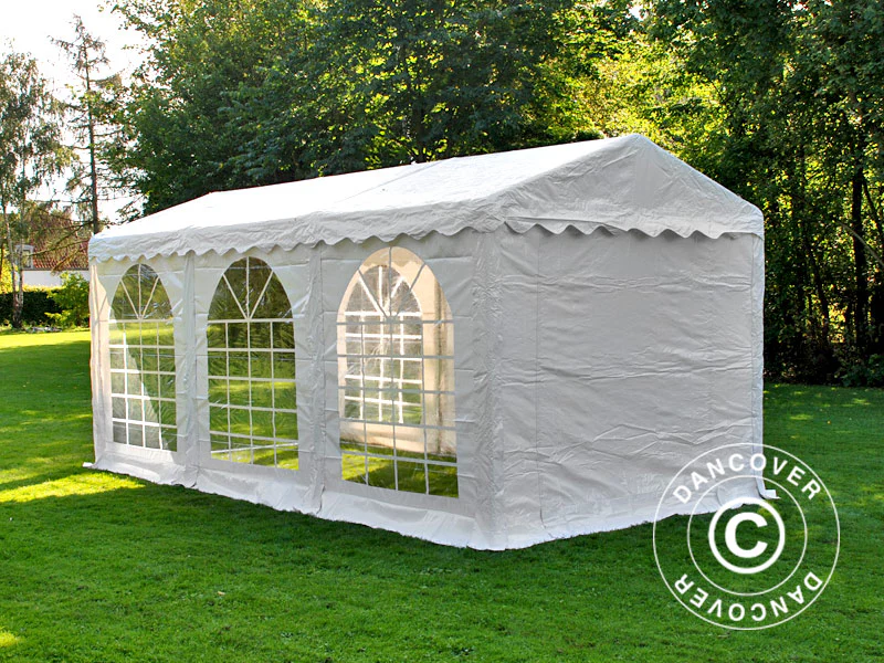Namiot imprezowy SEMI PRO Plus 3x6m PVC 900, Biały - Image 8